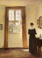 Carl Holsoe - Woman In Interior